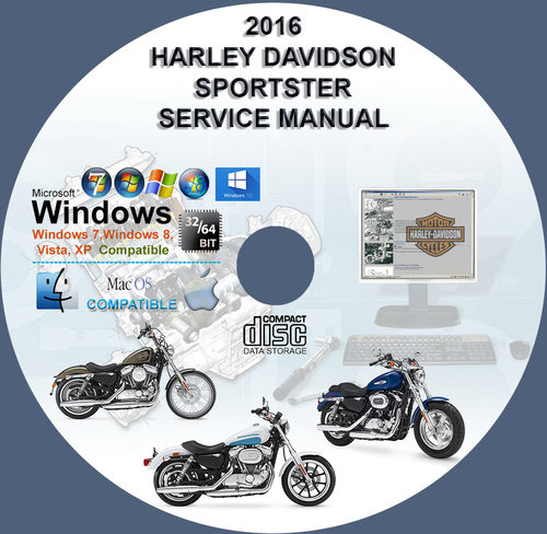 Product picture Harley Davidson 2016 Sportster All Models Service Manual