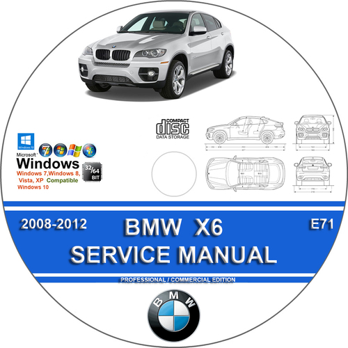 Product picture BMW X6 2008-2012 COMPLETE WORKSHOP SERVICE REPAIR MANUAL