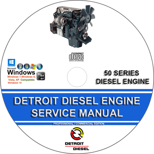 Product picture DETROIT DIESEL SERIES 50 AND 50G SERVICE REPAIR MANUAL 